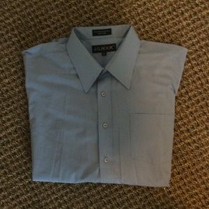 *J.G. *Hook* Blue* Dress* Shirt * 17"* 32/33*
